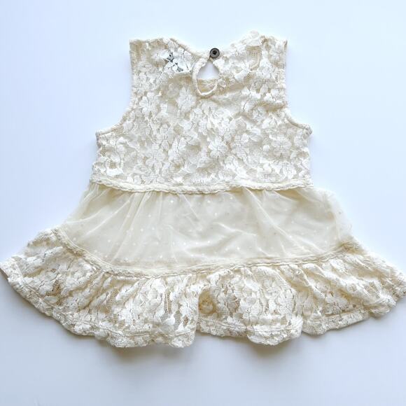 Jak & Peppar Cream Lace Top - Picture 6 of 6